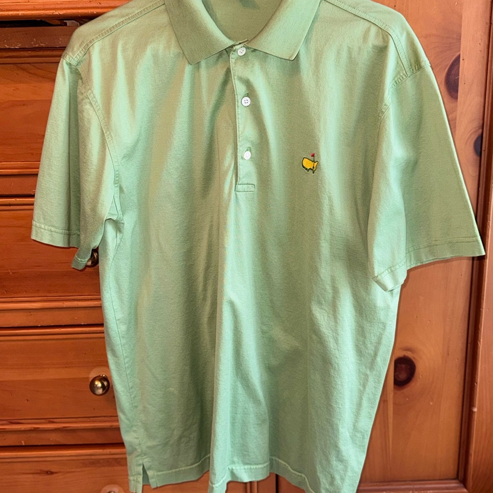 Masters Mint Green “Amen Corner” golf polo